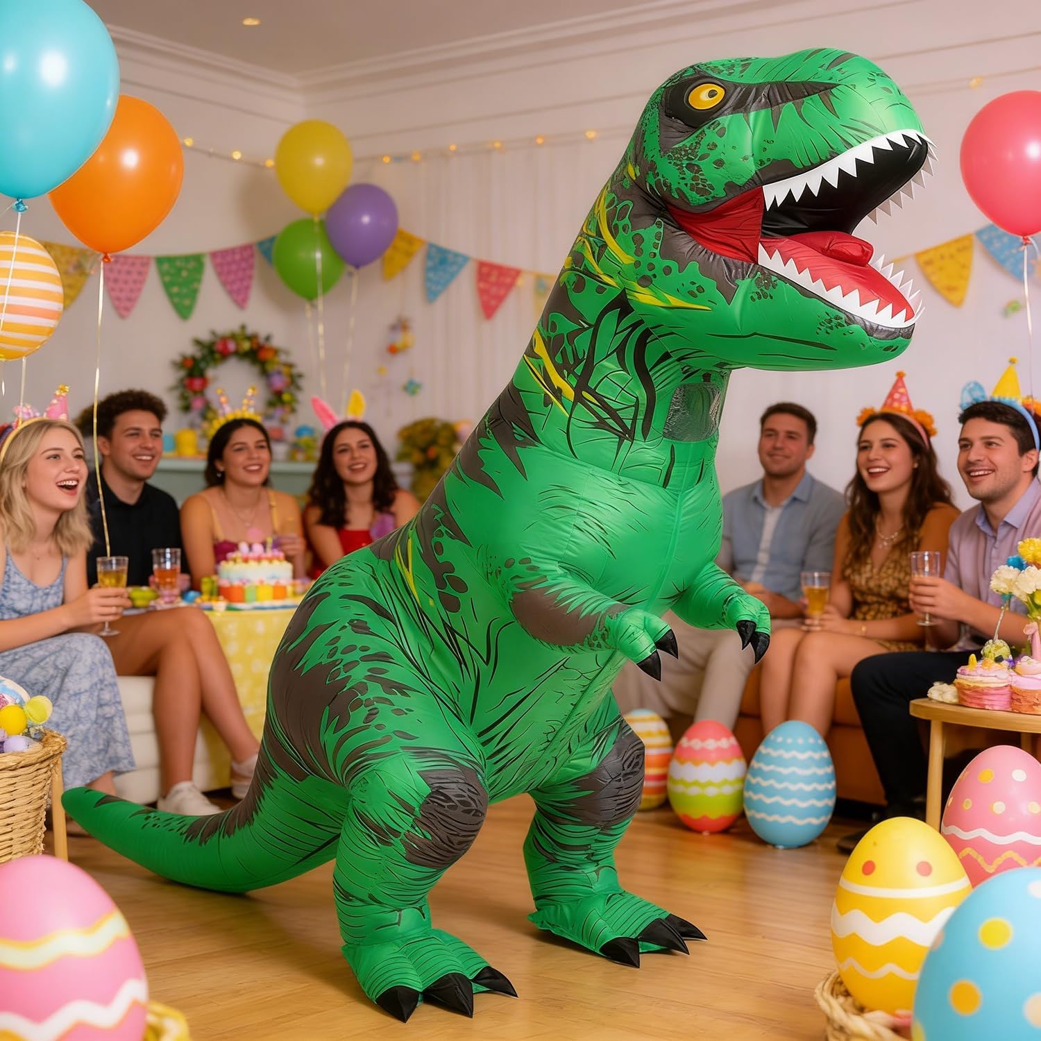 Thumbnail 2 de JASHKE Inflatable T‑Rex Adult Costume