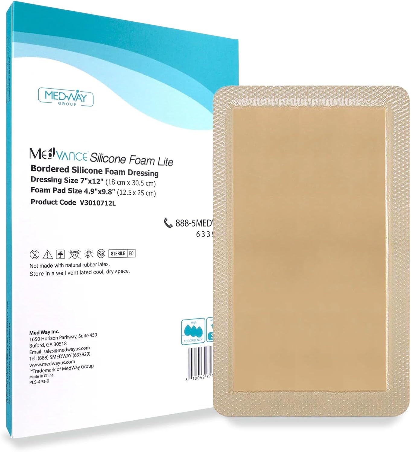 Thumbnail 6 de MedVance Silicone Foam Dressing (Waterproof Silicone Pad) — Waterproof, Easy Apply Bandages, Box of 5