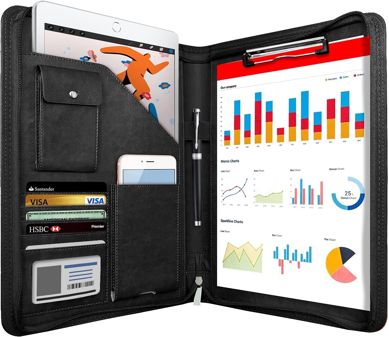 NEWYES Cartellina Zipper A4 📁