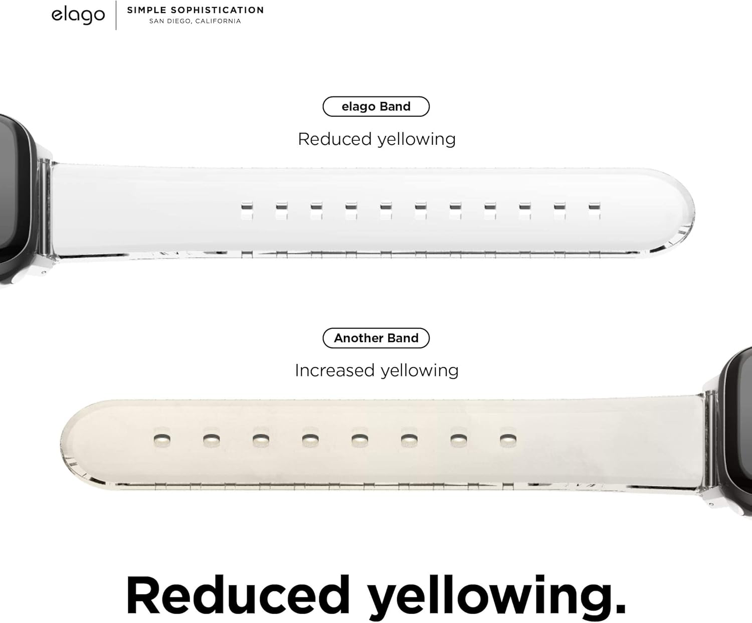 Thumbnail 1 de elago Clear Protective Band for Apple Watch (TPU) with Strap Connector – transparent watch strap