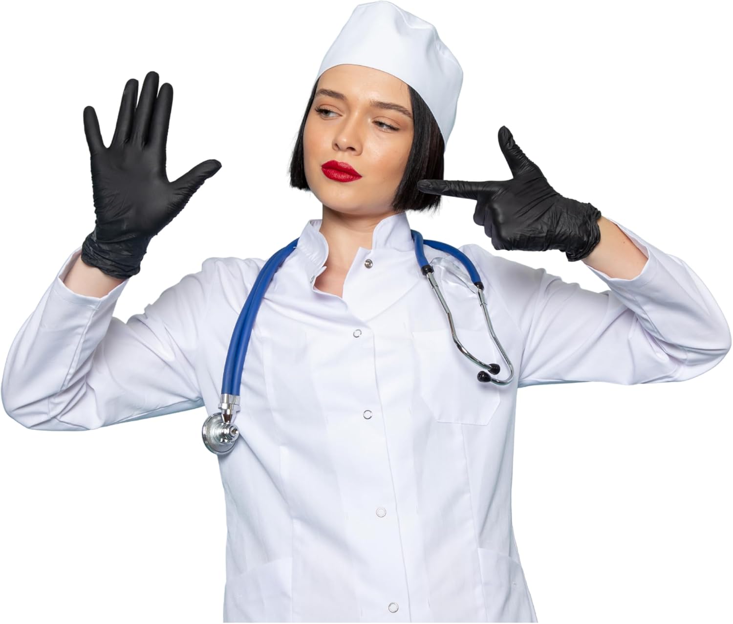 Detalle 2 de Guanti nitrile Medical 100 neri M