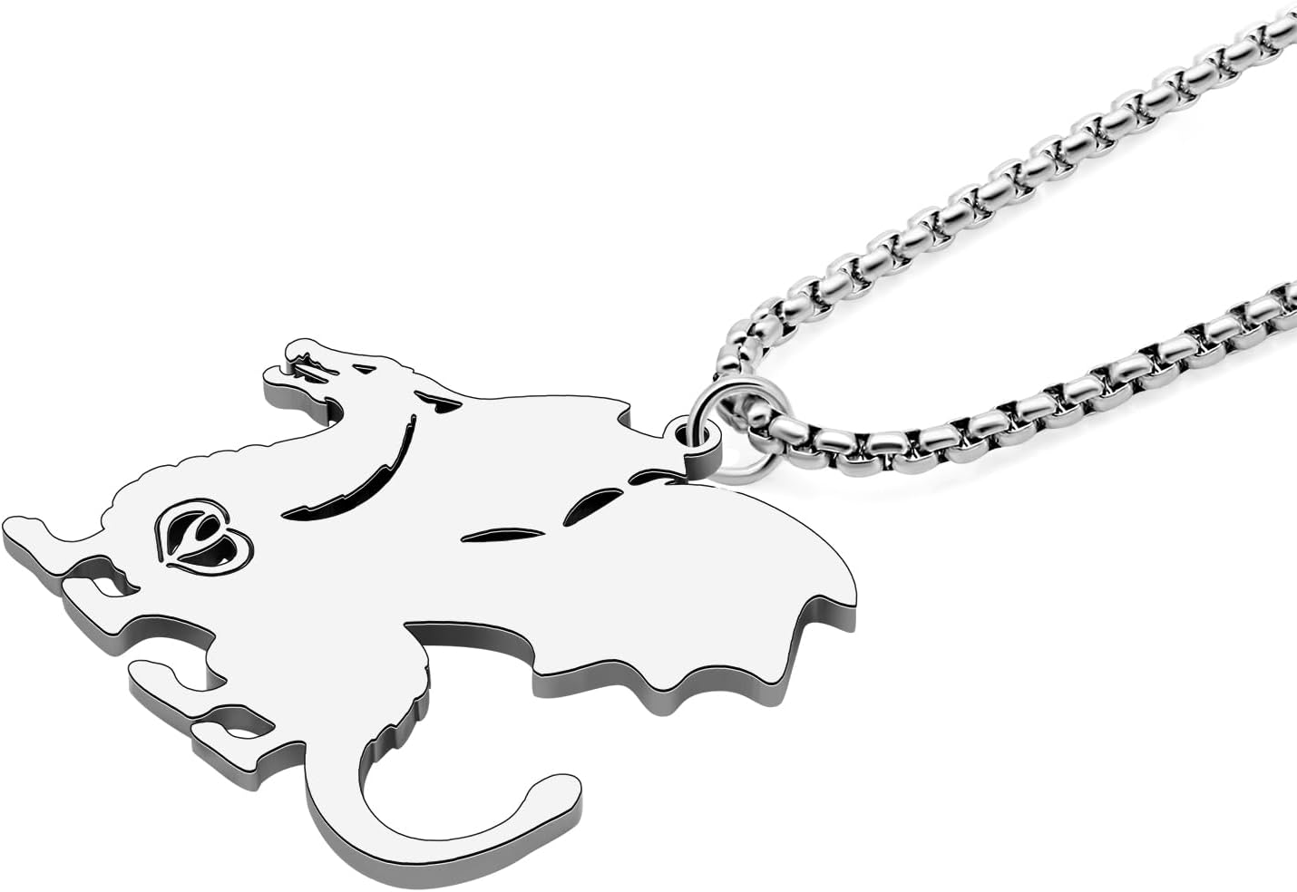 Thumbnail 2 de YAYAKO Collier Dragon Acier Inoxydable