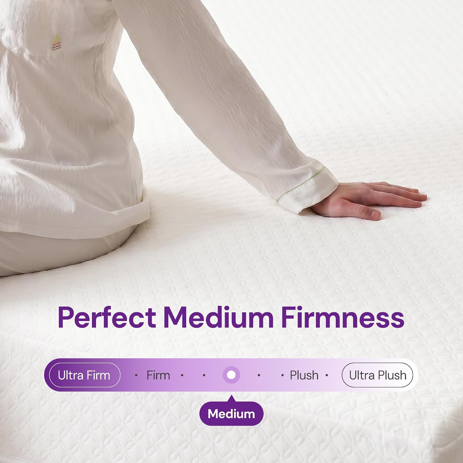 Detalle 2 de GAESTE GS-ME-BA-8F Full Mattress, 8-Inch Cooling Gel Memory Foam