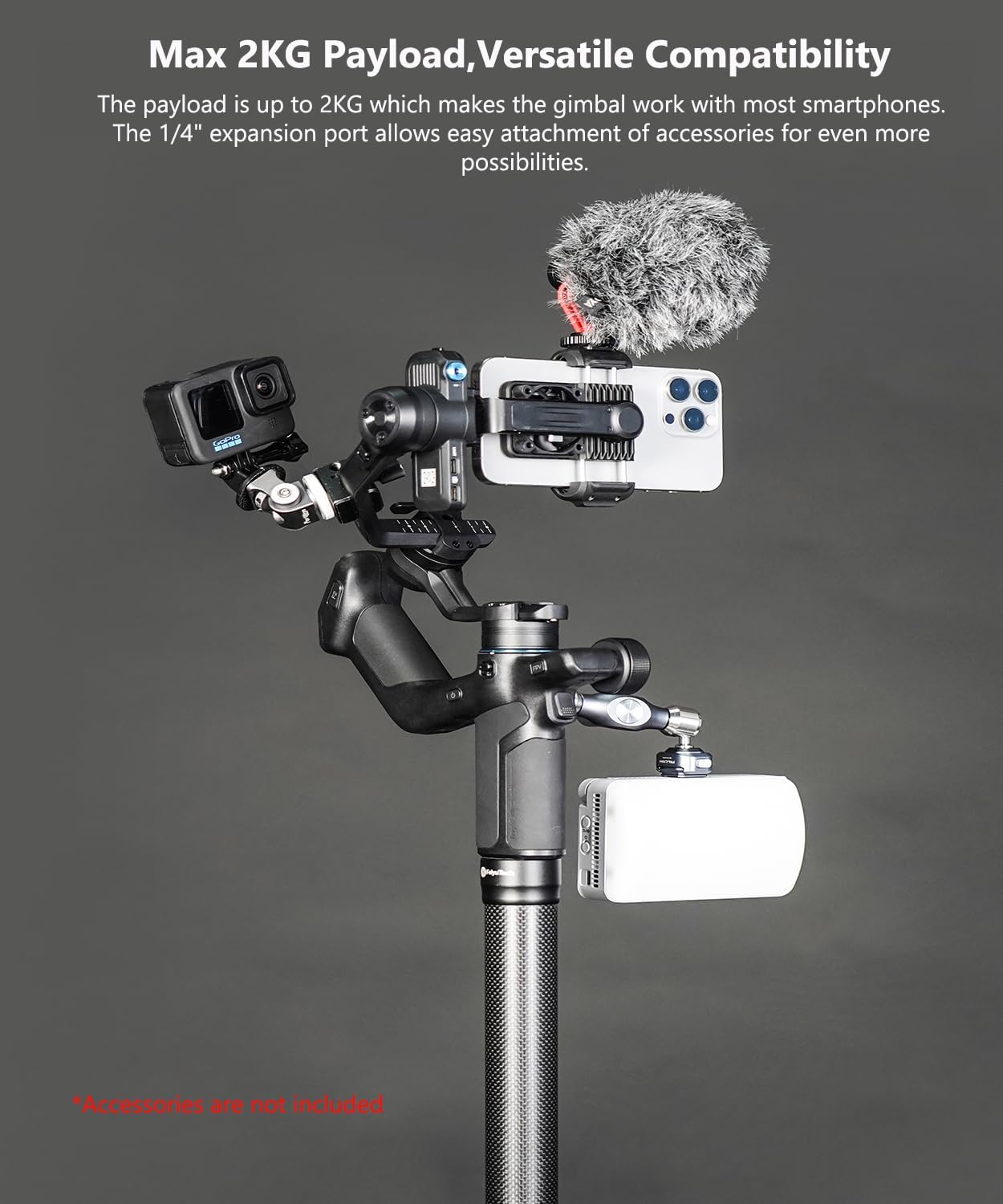 Detalle de FeiyuTech Scorp Mini 3 Gimbal Stabilizer for iPhone