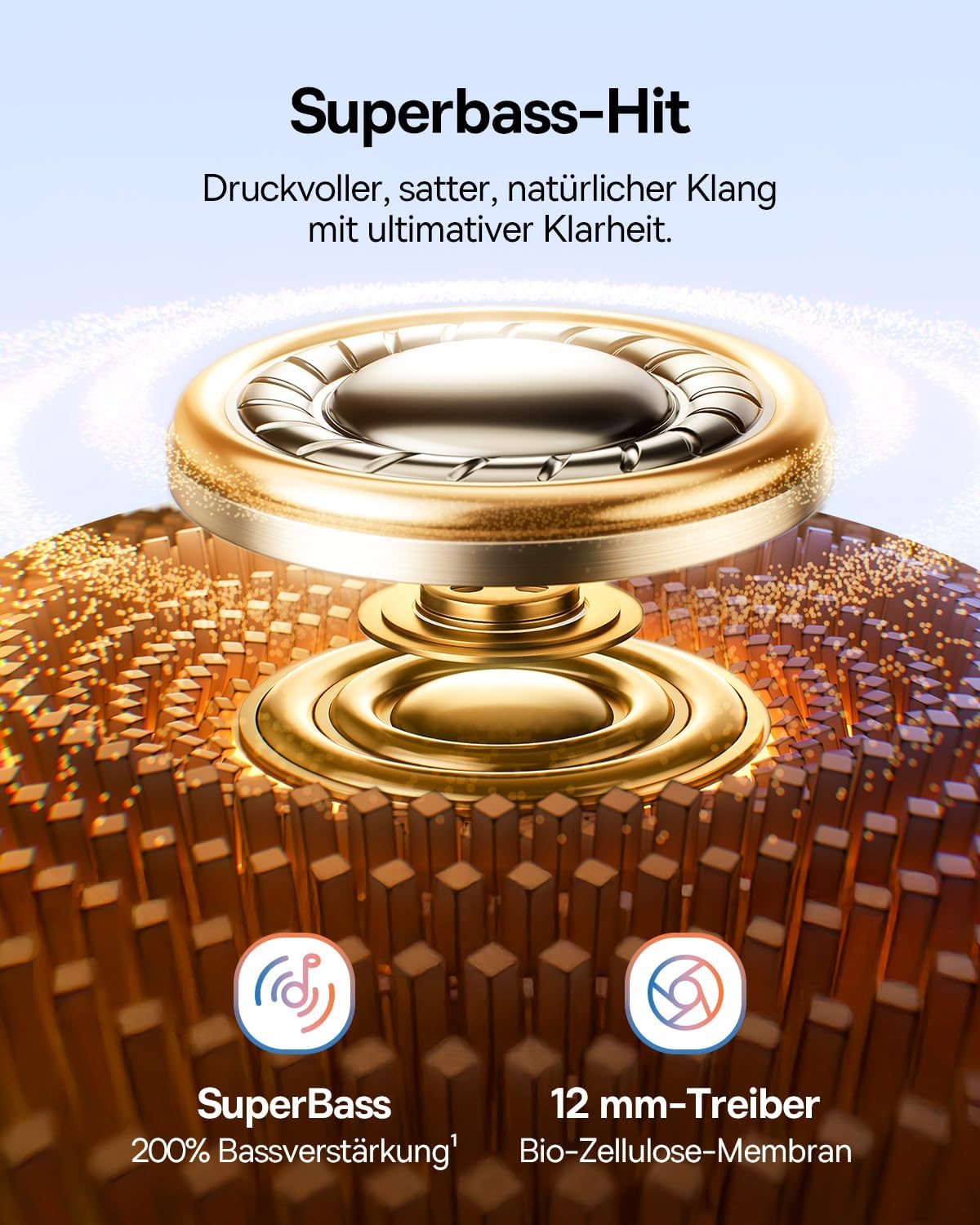 Thumbnail 3 de Baseus BC1 Open Ear Kopfhörer – komfortabler Offener Ring, KI-Bassverstärkung und 4-Mikrofon-Einsatz
