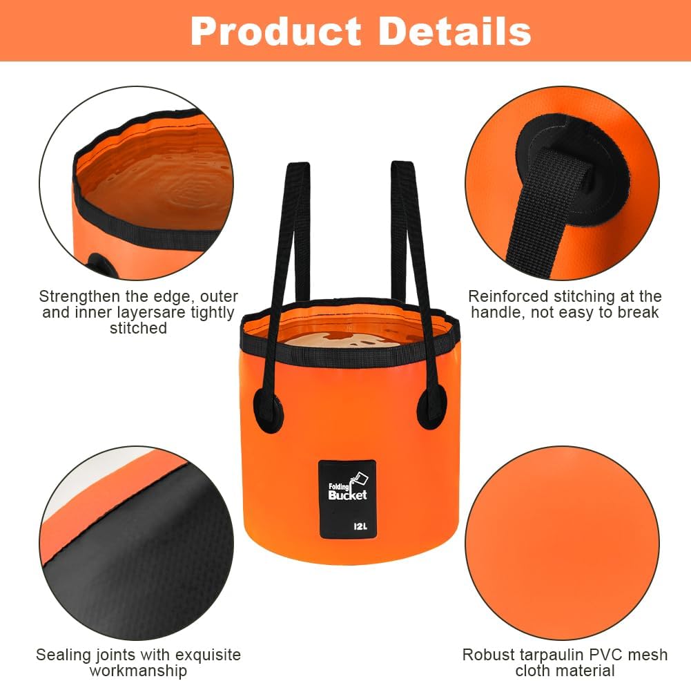 Thumbnail 2 de flintronic 12L Folding Water Bucket