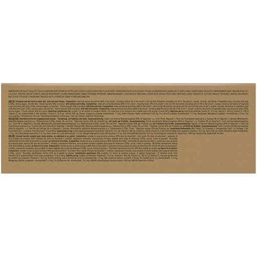 Detalle de Whiskas Adult 1+ Tasty Duo Surf & Turf in Gelee – Nassfutter für ausgewachsene Katzen, 84 x 85 g