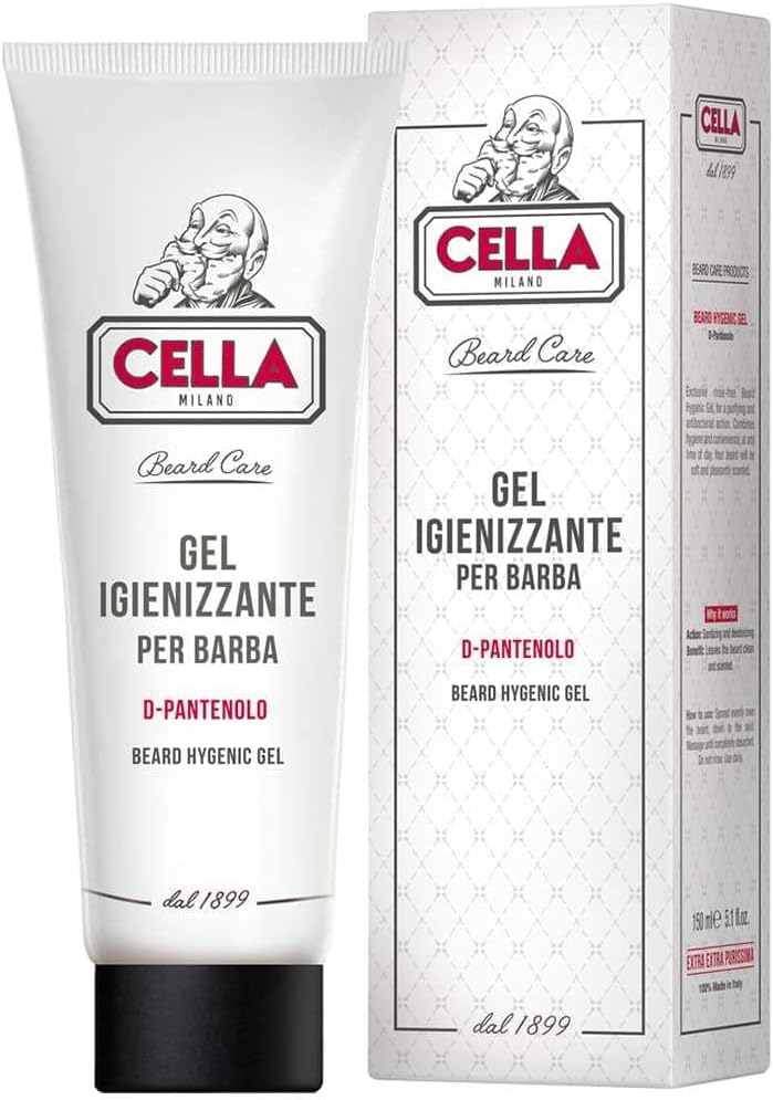 Detalle 2 de Cella Milano Gel igienizzante barba 150 ml – Igienizza, profuma e ammorbidisce senza risciacquo