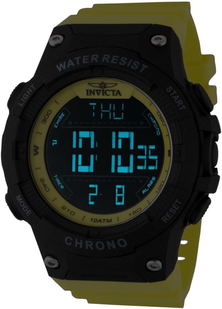 Thumbnail 1 de Invicta Racing Montre Homme 52 mm – Mouvement quartz, boîtier plastique