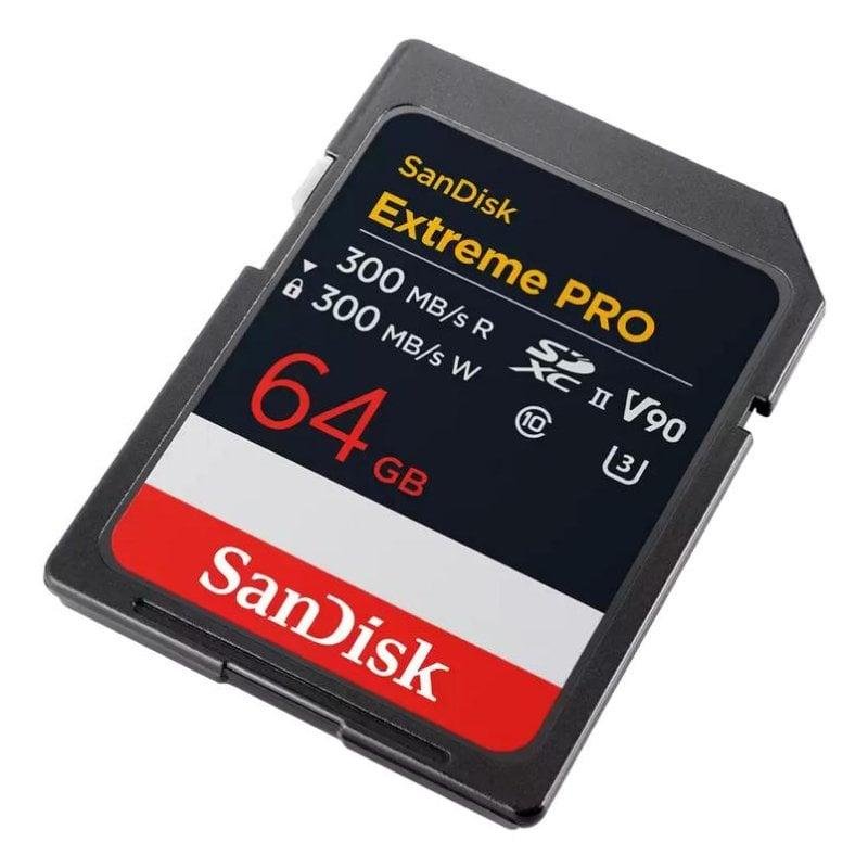 Thumbnail 3 de Tarjeta SanDisk Extreme PRO SDXC 64 GB UHS-II V90: rendimiento profesional para fotografía y vídeo