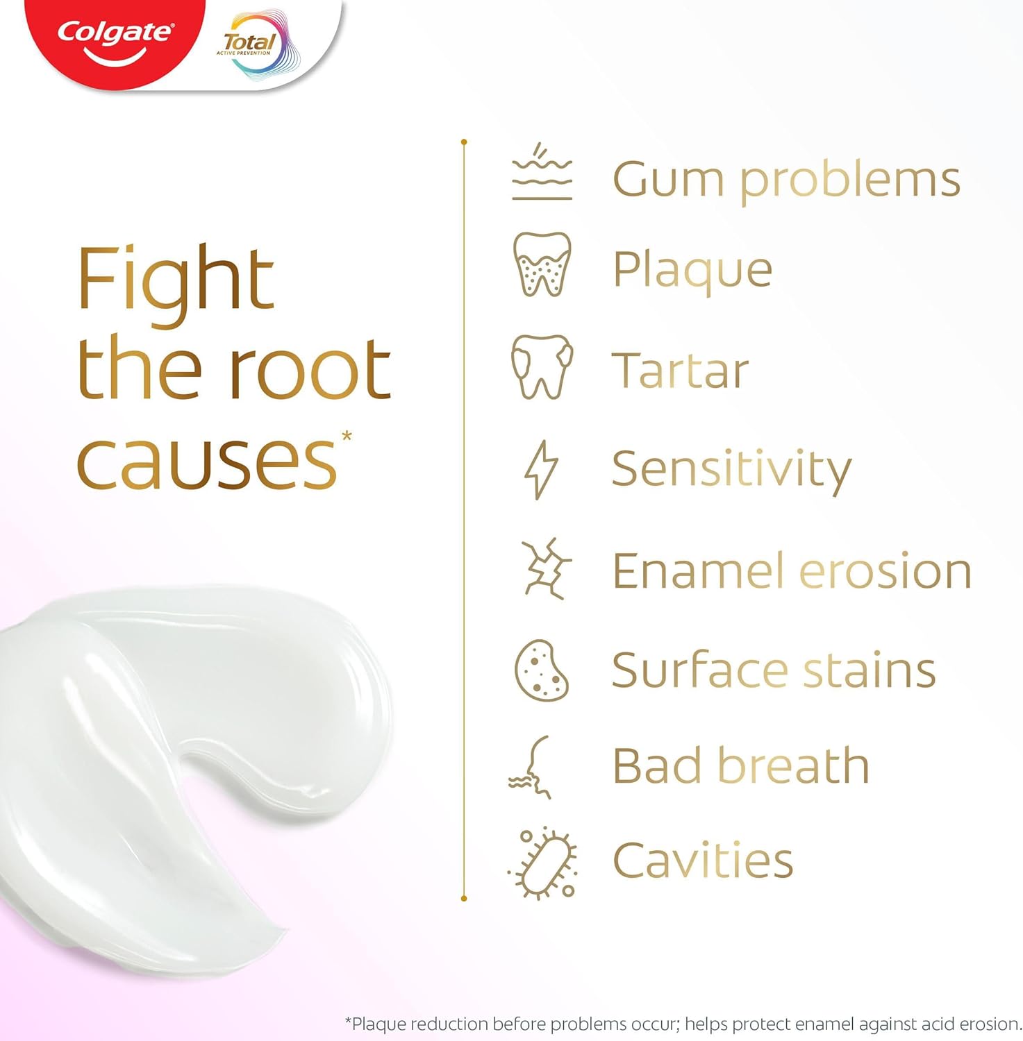 Thumbnail 3 de Colgate Total Active Prevention+ Decay + Erosion Defence Toothpaste 75ml