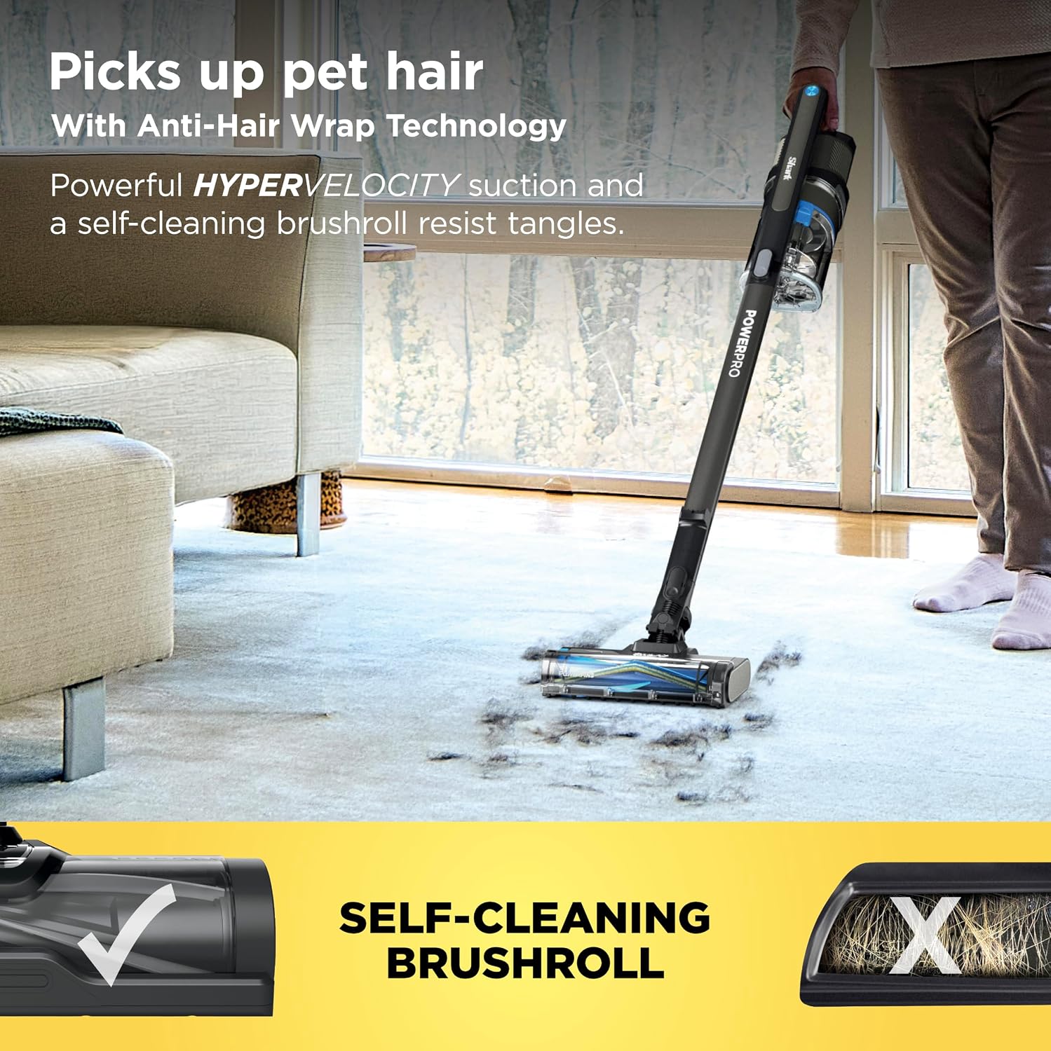 Thumbnail 3 de Shark PowerPro Reveal Plus IZ376H Cordless Vacuum, HEPA, FloorDetect, 40-Min Runtime