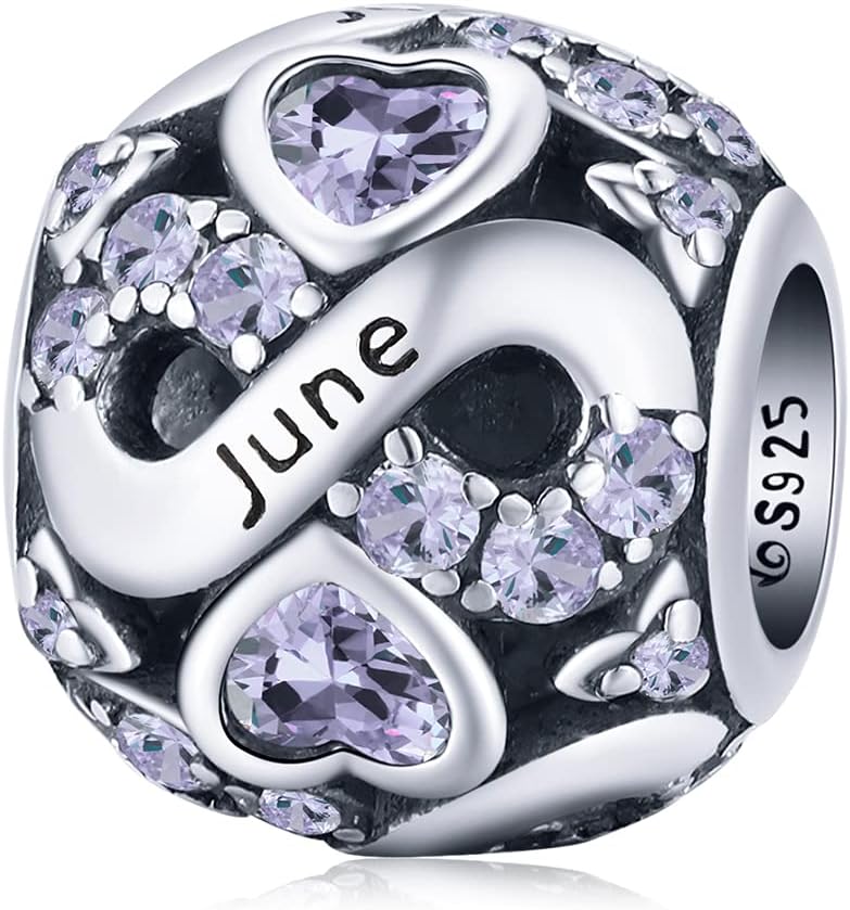 Thumbnail 6 de ShiYu 925 Sterling Silber Geburtsstein Charms Anhänger (August) für Pandora-Style Charm-Armband