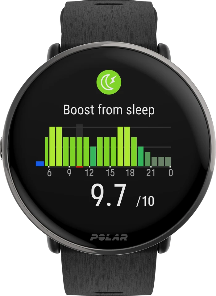 Thumbnail 10 de Polar Ignite 3 Titanium/Schwarz – Smartwatch für Schlaf, Aktivität und Regeneration
