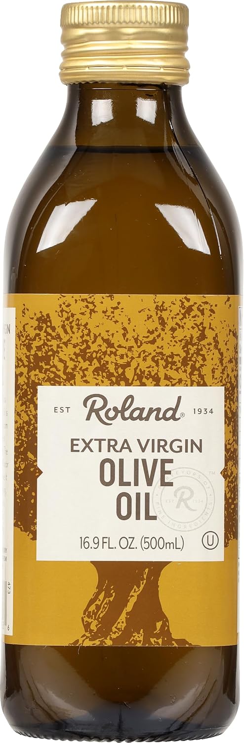 Detalle de Roland Foods RO207 Extra Virgin Olive Oil, 16.9 fl oz, Cold-Pressed Blend