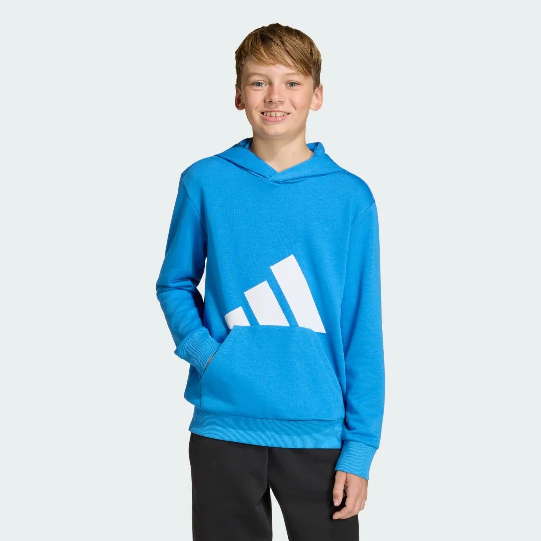 Thumbnail 2 de Sudadera con capucha Essentials (Niños) de Adidas — azul, comodidad para el día a día