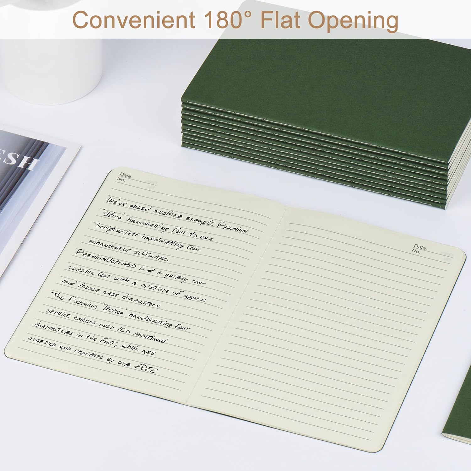 Thumbnail 4 de ZCZN A5 Lined Notebooks 12 Pack 60pp