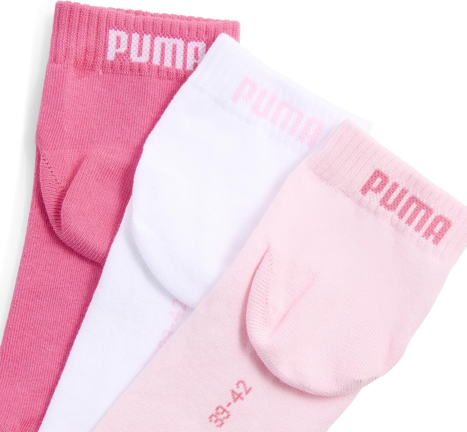 Detalle 2 de Puma Sneakersocken Pacco da 3 Paia, Azzurro/Bianco/Blu Marino – Comfort e Stile Unisex