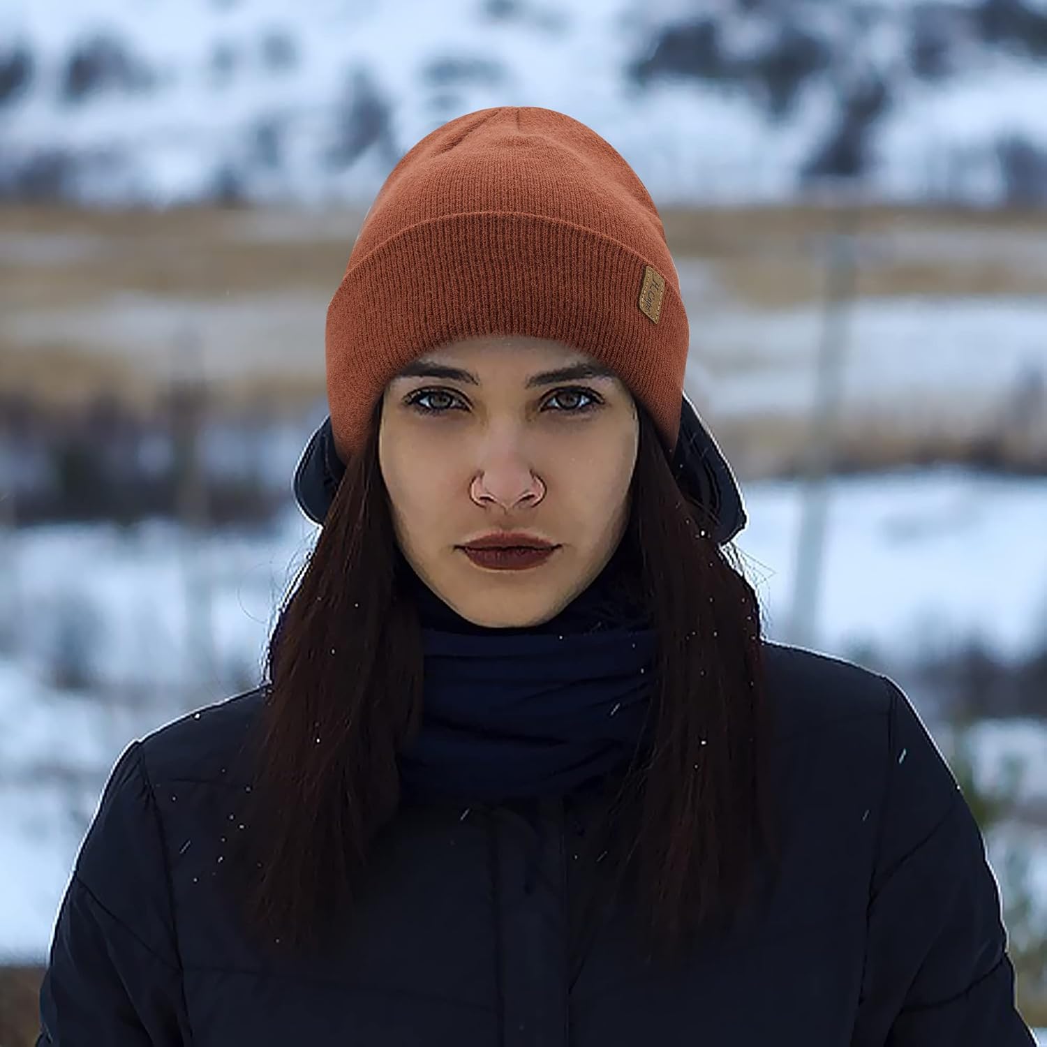 Thumbnail 5 de Cappello invernale Beanie con fodera in pile 22,5 cm