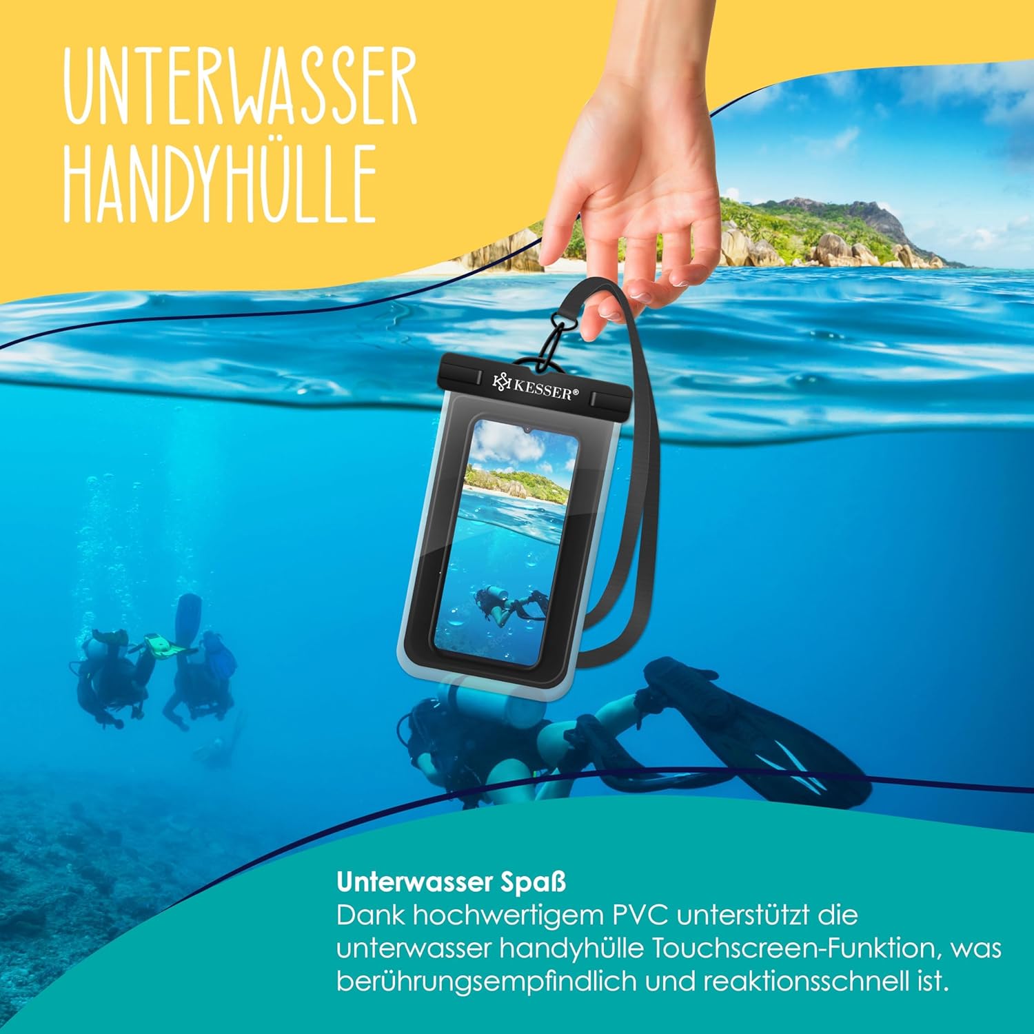 Thumbnail 6 de KESSER® Colchoneta de Playa Plegable Azul Claro 🏖️