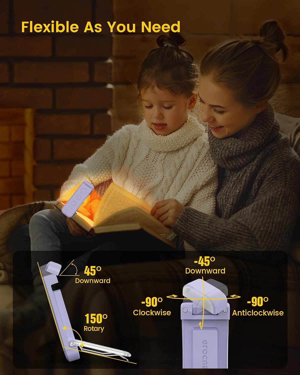 Thumbnail 4 de Glocusent Luz de lectura recargable USB 500 mAh