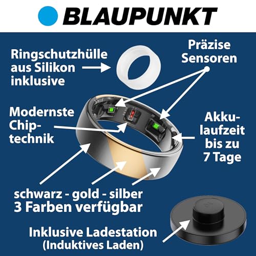 Thumbnail 6 de BLAUPUNKT Smart Ring Pro V3 – Kein ABO, höchster Datenschutz, IP68 Fitnessring