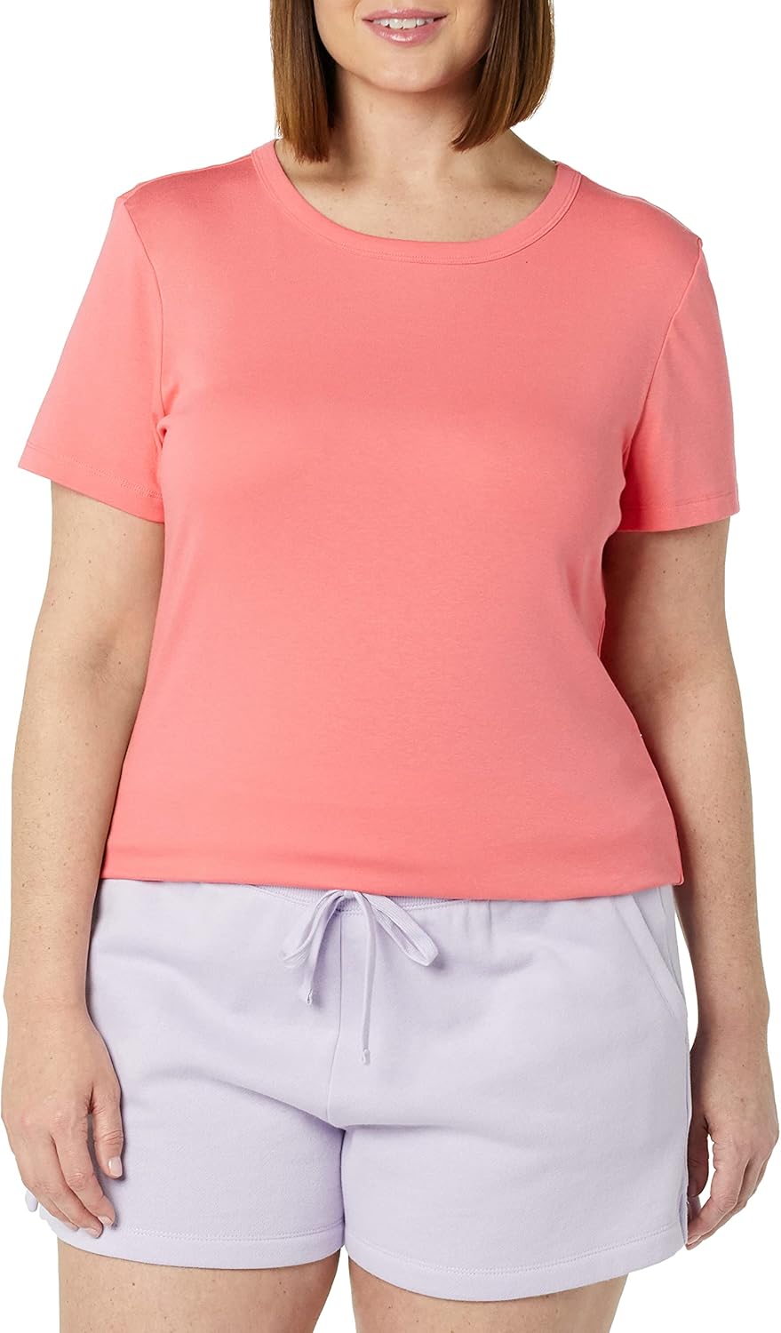 Thumbnail 4 de Amazon Essentials Damen T-Shirt mit Rundhalsausschnitt und schmaler Passform