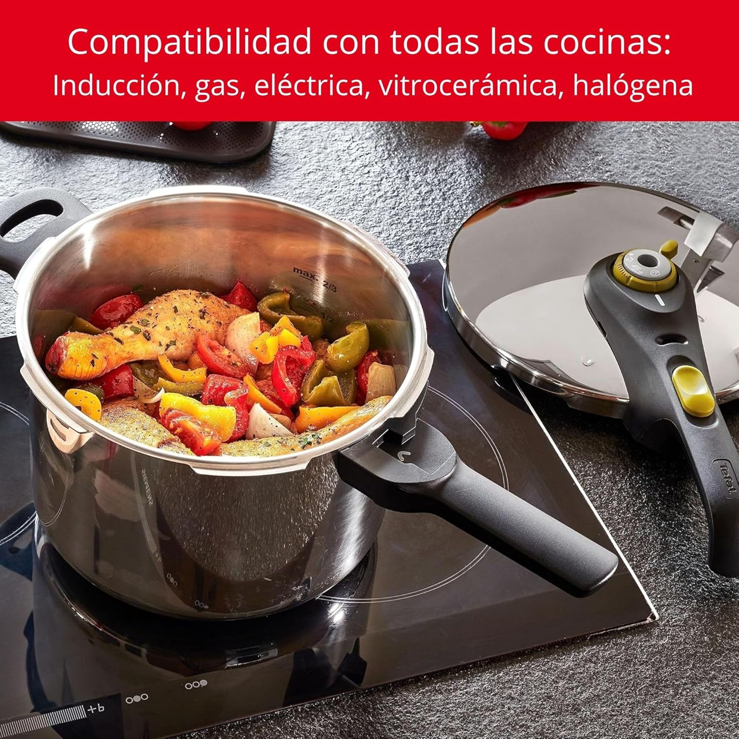 Thumbnail 6 de Tefal Secure 5 Neo 6L 🍲 Olla a presión eficiente y segura