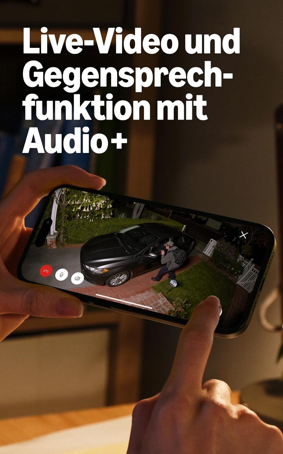 Thumbnail 5 de Ring Spotlight Kamera Pro (Spotlight Cam Pro, neueste Generation) – Außenkamera mit Netzteil, retinal 4K, 10x-Zoom und 600 Lumen