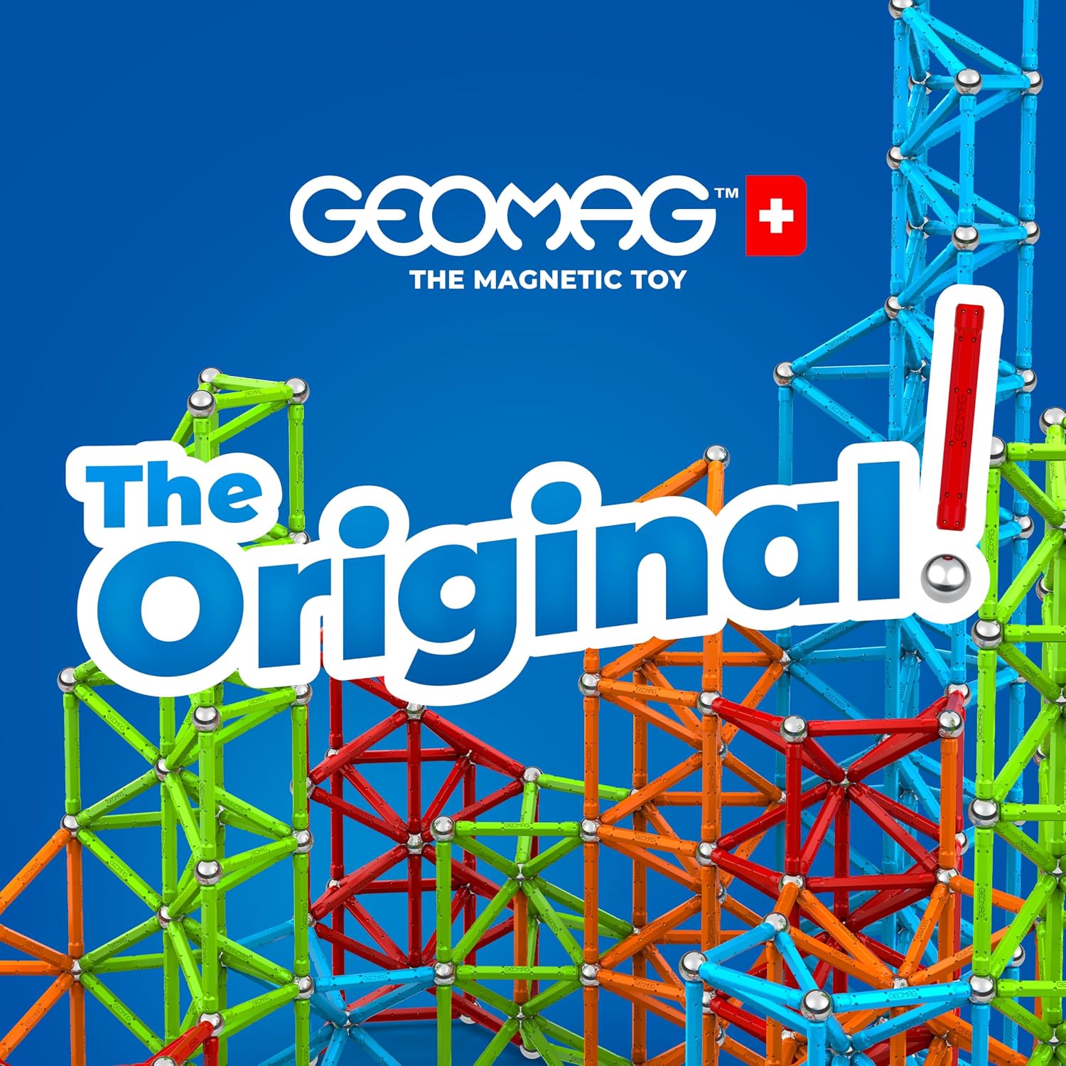 Thumbnail 6 de Geomag Classic Confetti – magnetisches Konstruktionsspielzeug mit 114 Teilen