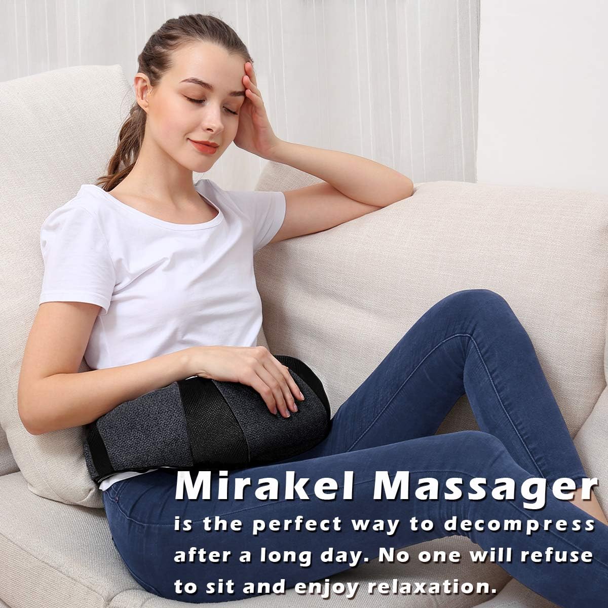 Detalle de Mirakel Neck Massager with Heat 15min ⌛