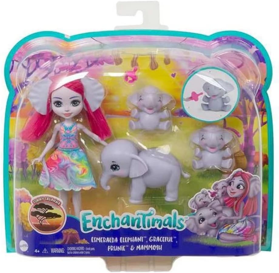 Detalle 2 de Enchantimals FKY73 poupée Balade Éléphant
