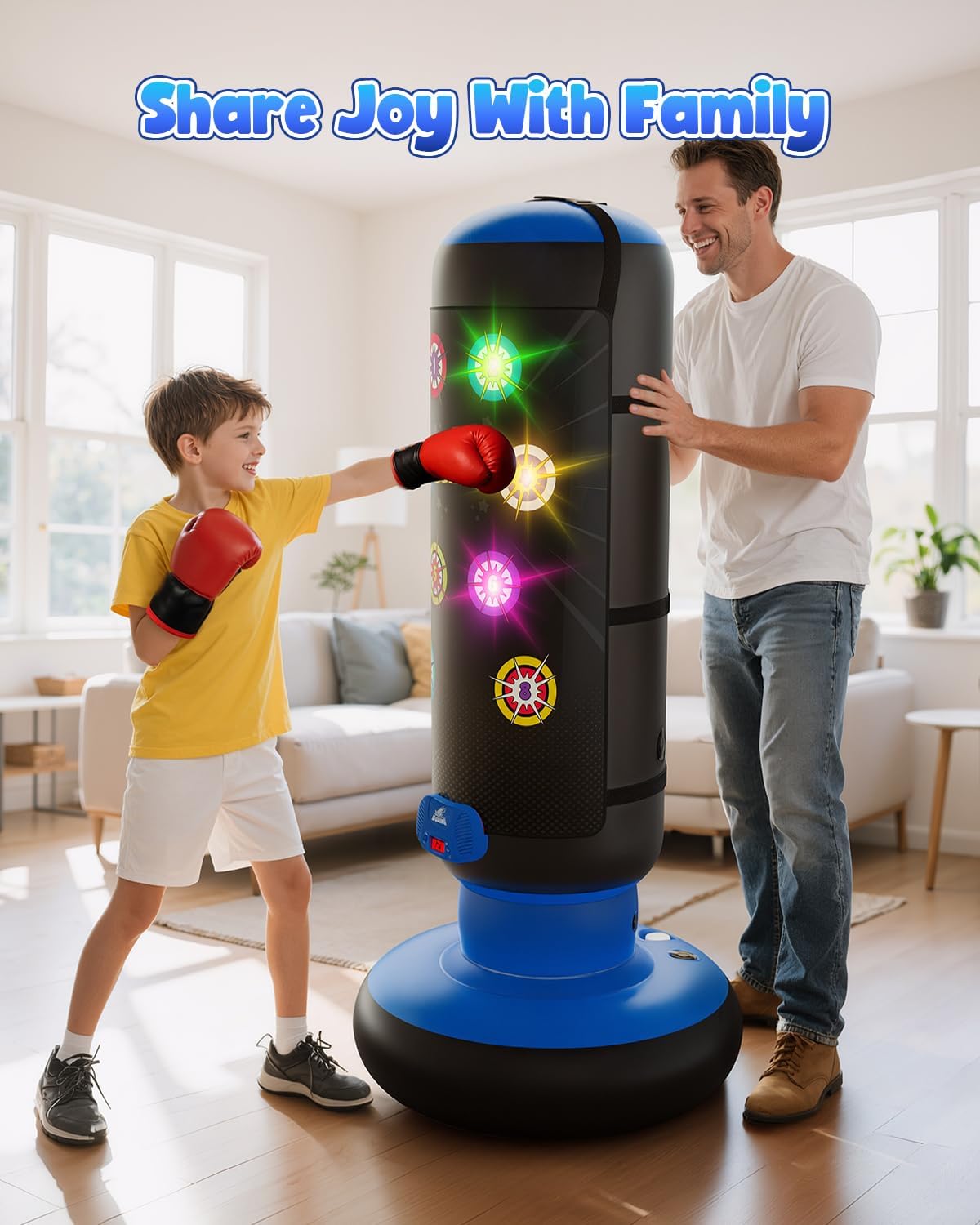 Thumbnail 4 de Kids interactive boxing bag 4 modes