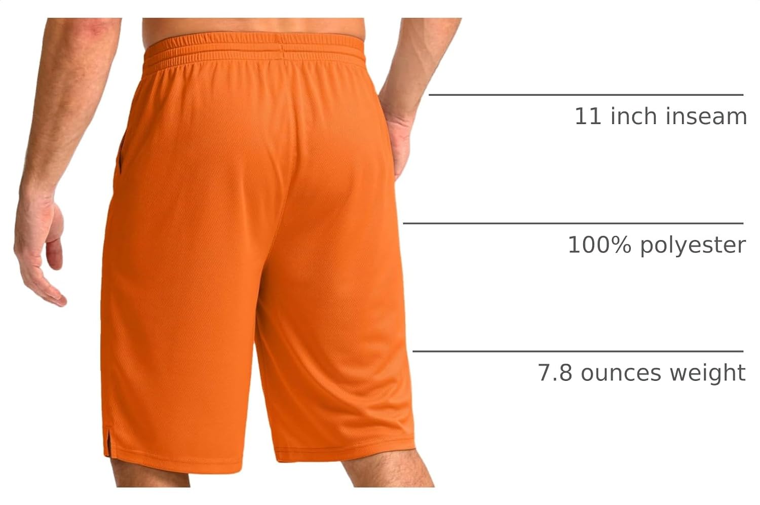 Detalle 2 de G Gradual Men's Athletic Shorts, 9"/11" Inseam, Quick-Dry Fabric and Pockets