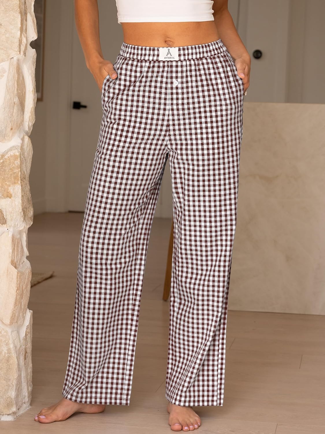 Thumbnail 1 de ANRABESS Gingham Pants 2026 ⚙