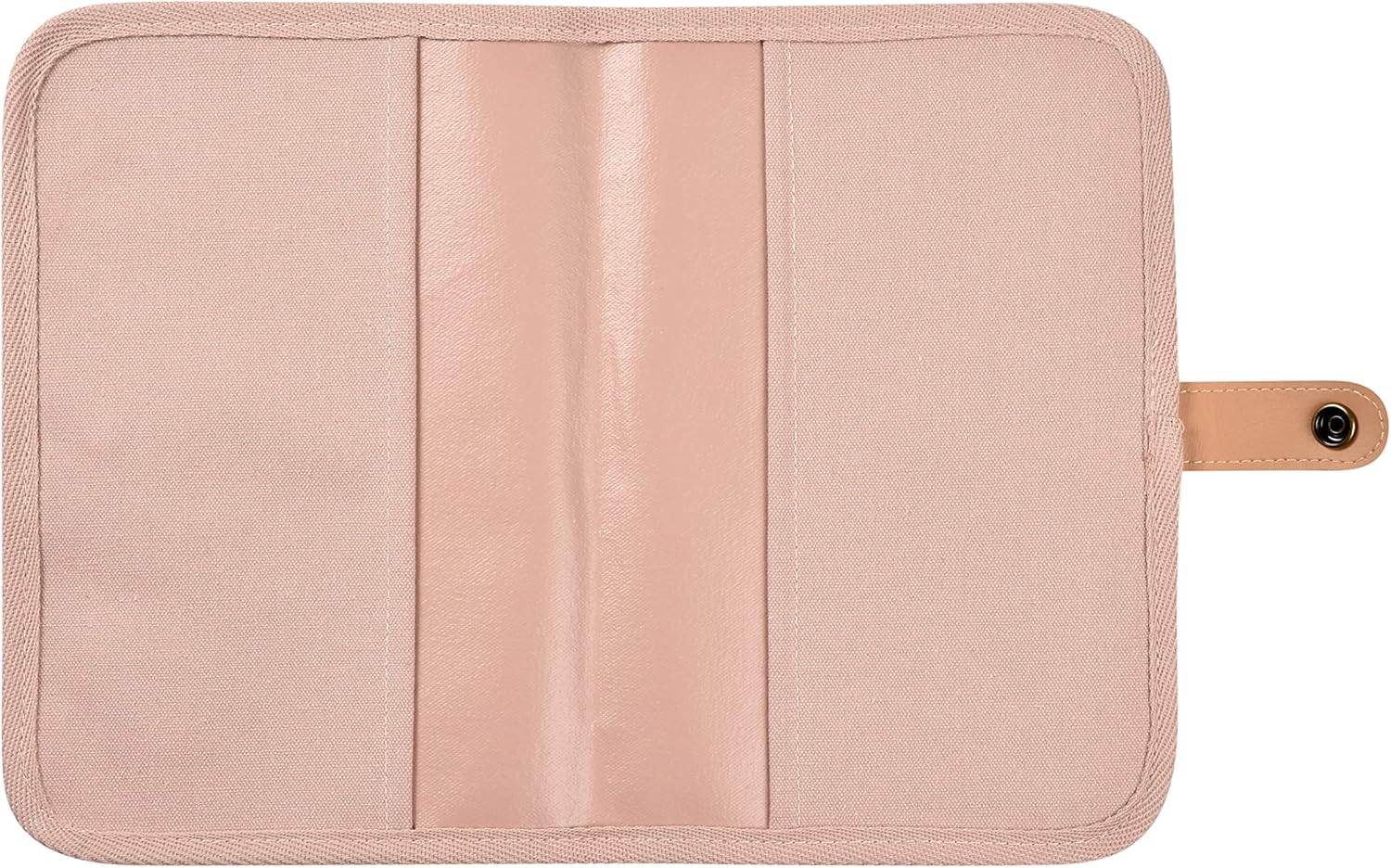 Thumbnail 1 de BÉABA Protège Carnet de Santé Genève – 2 poches intérieures, imperméable, coton, rose poudré