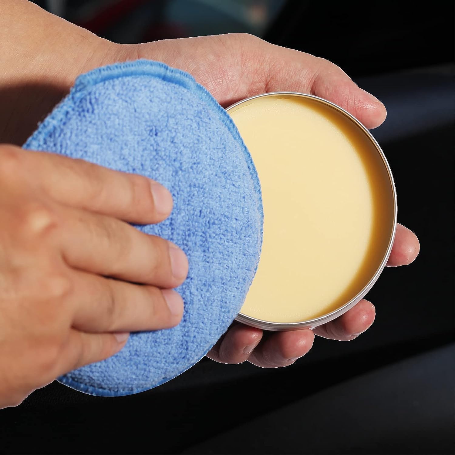 Thumbnail 4 de FONAROLL Microfiber Wax Applicator Pads 5 inch