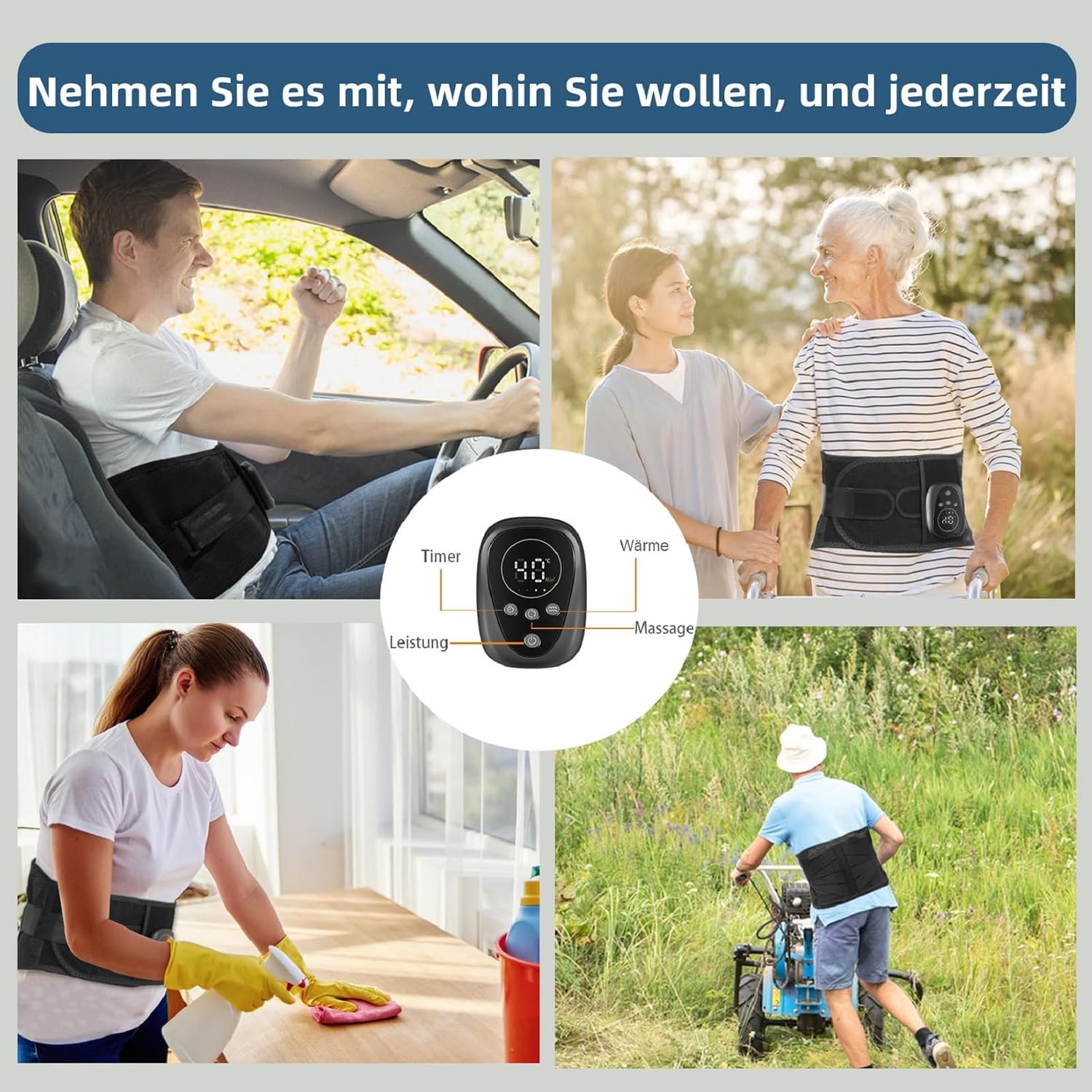 Thumbnail 6 de HONGJING Rückenmassagegürtel 5000 mAh