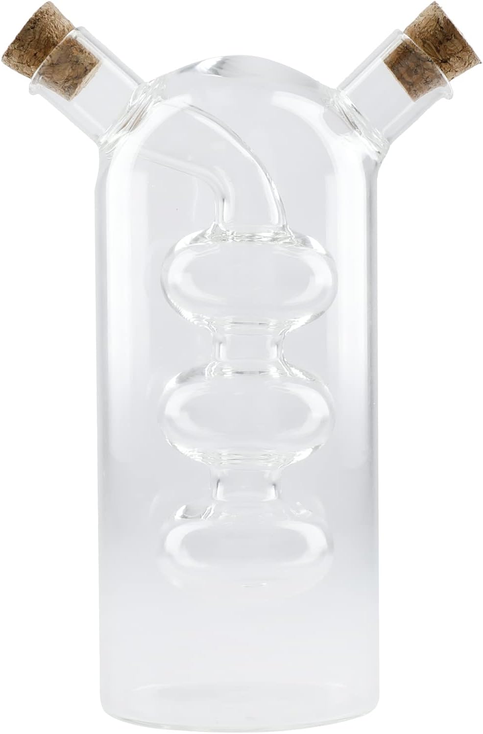 Thumbnail 5 de KitchenCraft World of Flavours 2-in-1 Glass Oil and Vinegar Dispenser, 100 ml + 300 ml