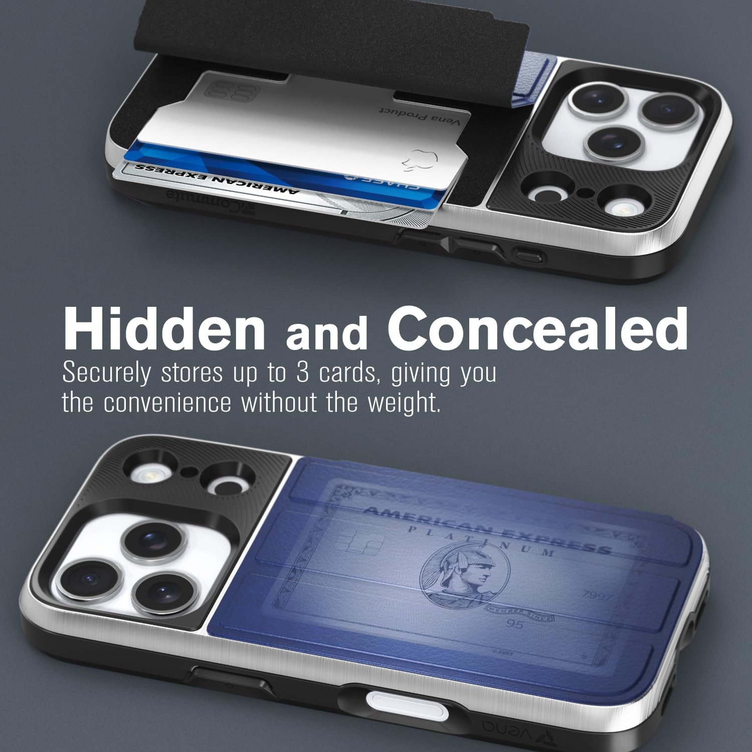 Thumbnail 2 de VENA vCommute for iPhone 17 Pro Max Wallet Case with Kickstand