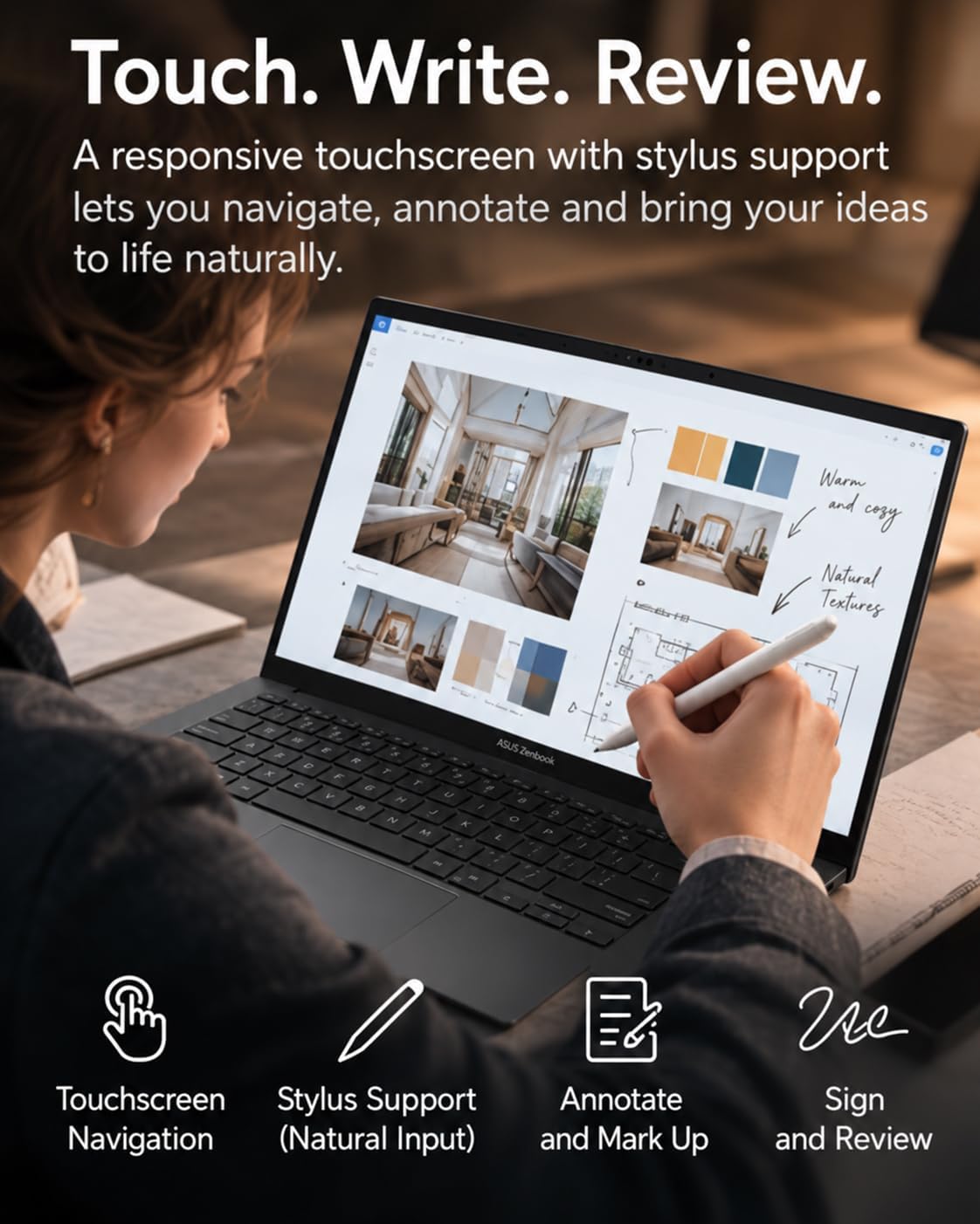 Detalle 1 de ASUS Laptop with Ryzen AI 9 465