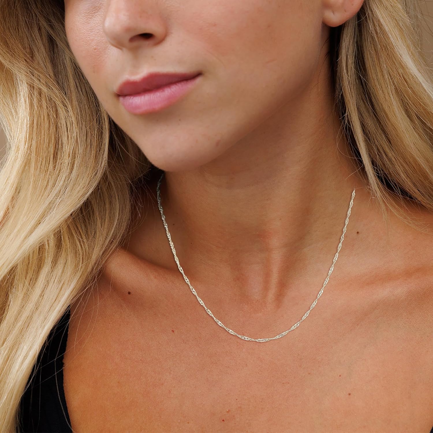 Thumbnail 1 de 925 Sterling Silber Kette 2 mm von Diorra