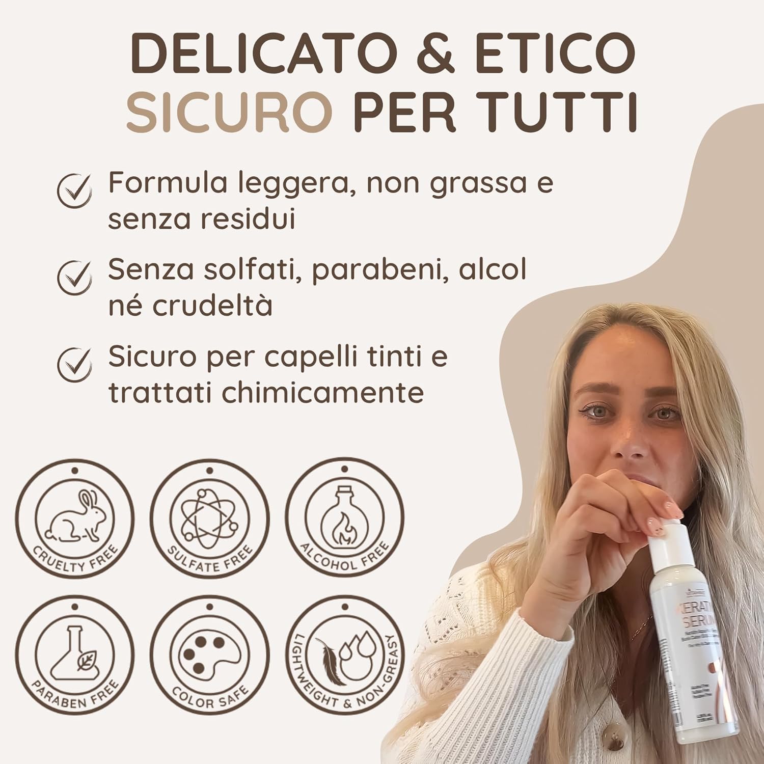 Thumbnail 5 de Vitamins Siero per Capelli alla Cheratina per capelli secchi