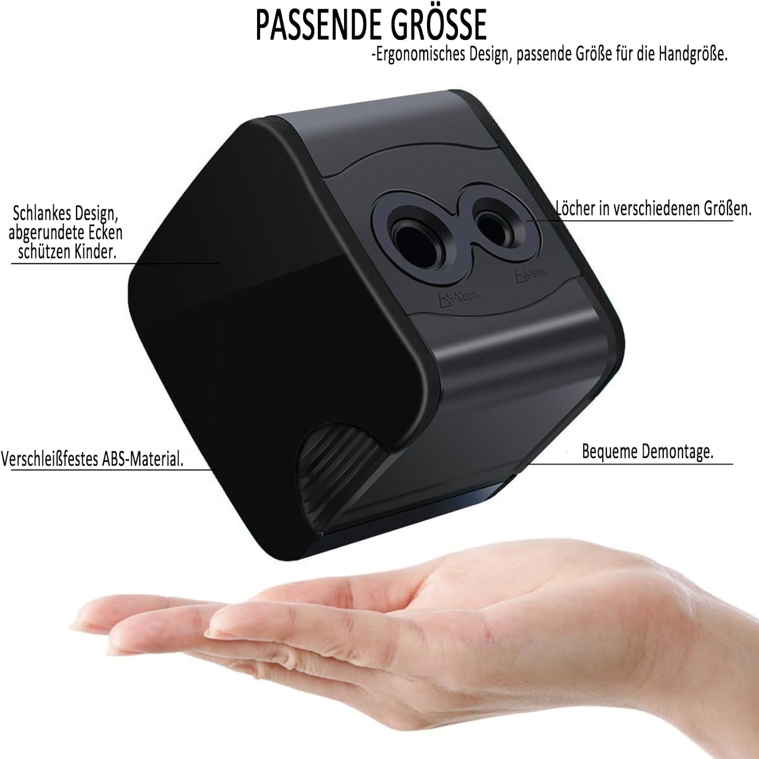 Thumbnail 3 de Elektrischer Anspitzer 6–8 mm ✏️