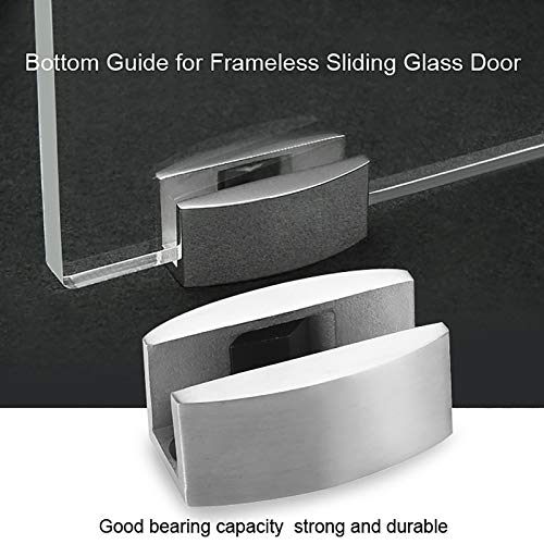 Detalle 2 de WPKD BLUEIY Guía de piso 50x23 mm para vidrio 🚪
