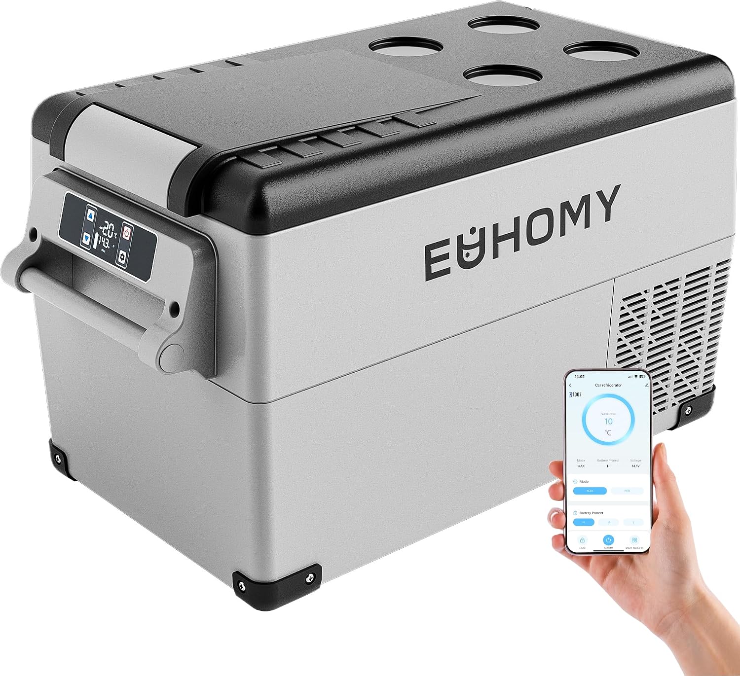 Detalle de EUHOMY 30.6L portable compressor fridge