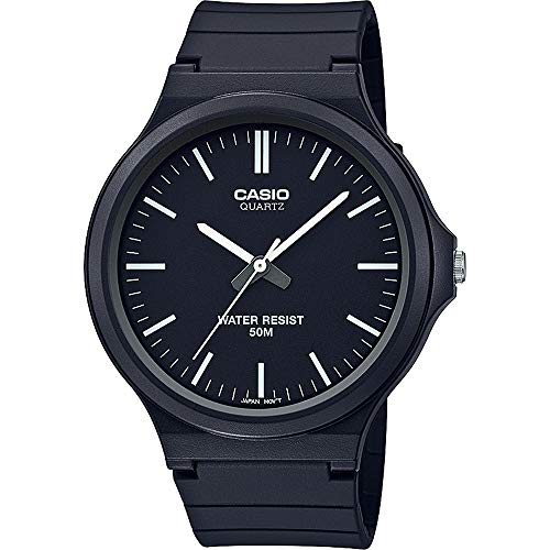 Detalle de Casio MW-240-1EVEF: Reloj analógico unisex con correa de resina