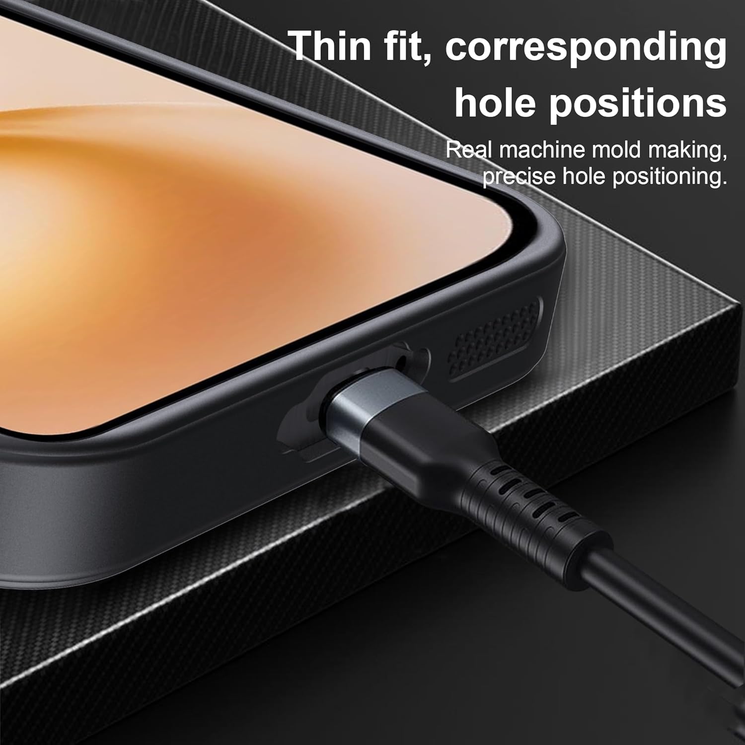 Thumbnail 2 de FDHYFGDY Hülle für Vivo X200 FE – Schutzhülle aus Carbonfaser, wasserdicht & stoßfest (Case Rot/Schwarz)