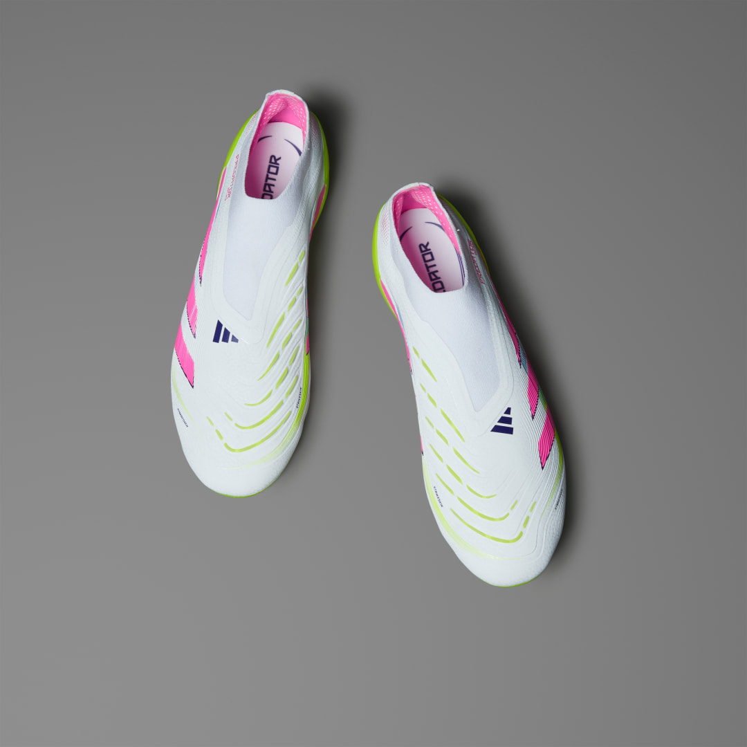 Thumbnail 3 de Bota de fútbol Predator Elite césped natural seco de Adidas (blanca)