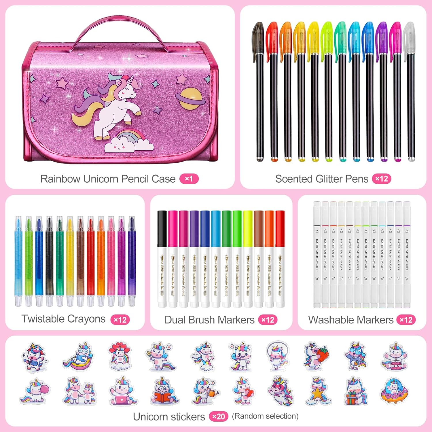 Thumbnail 6 de Hot Bee Christmas Unicorn Gifts for Girls 4–7, pencil case
